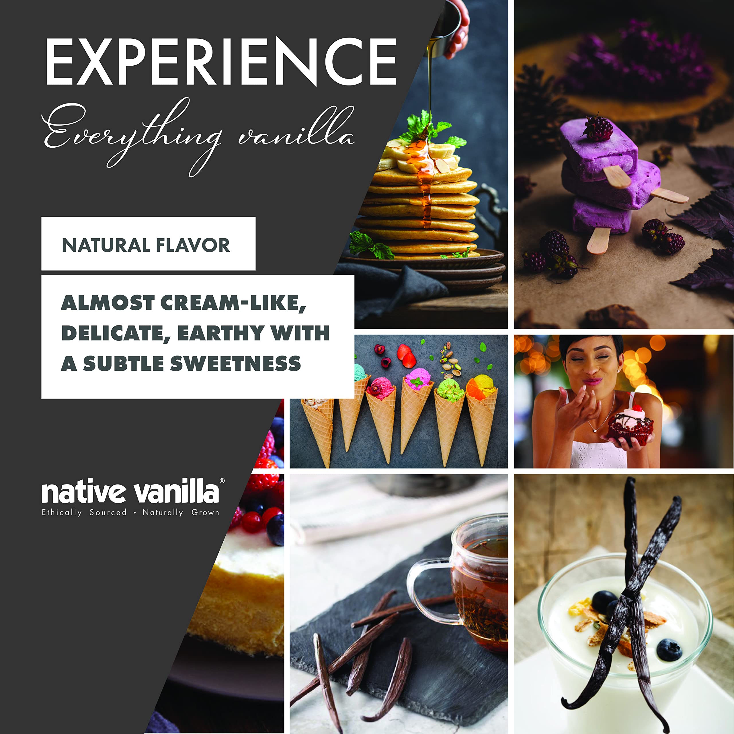 Native Vanilla gourmet grade A vanilla pods, densely seeded for rich homemade vanilla extract.
