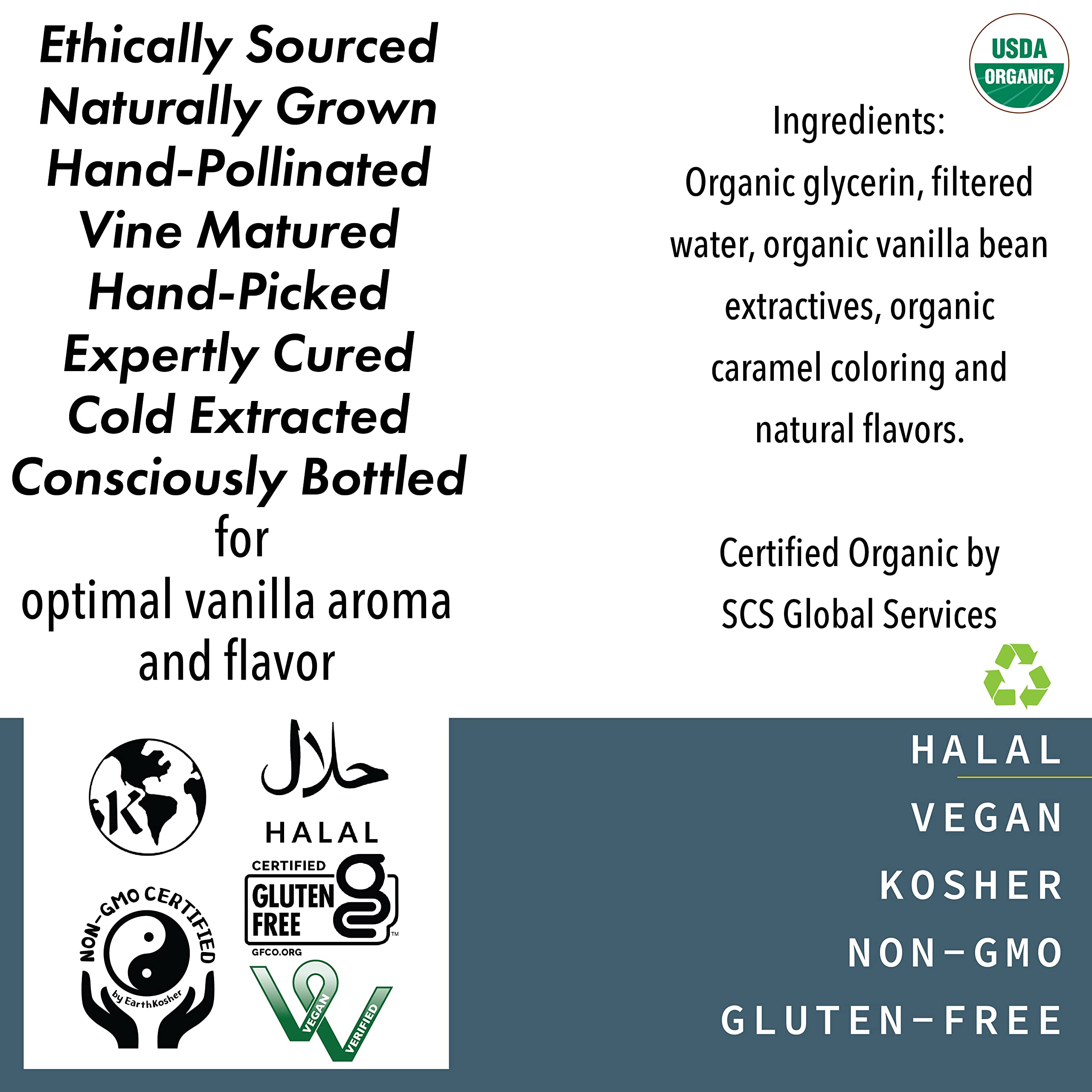Native Vanilla aroma elevates cookies and cakes without alcohol or sugar