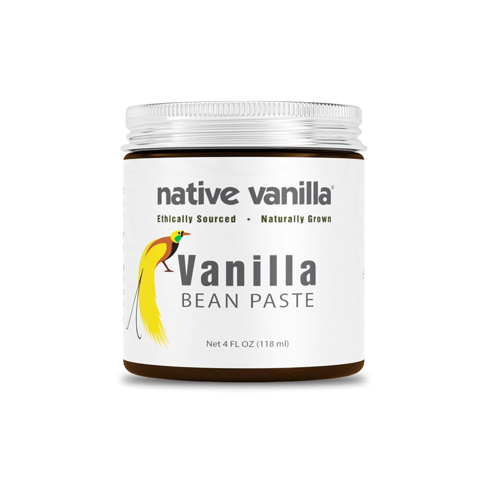 Native Vanilla Vanilla Bean Paste bottle for rich flavor in sauces and desserts.