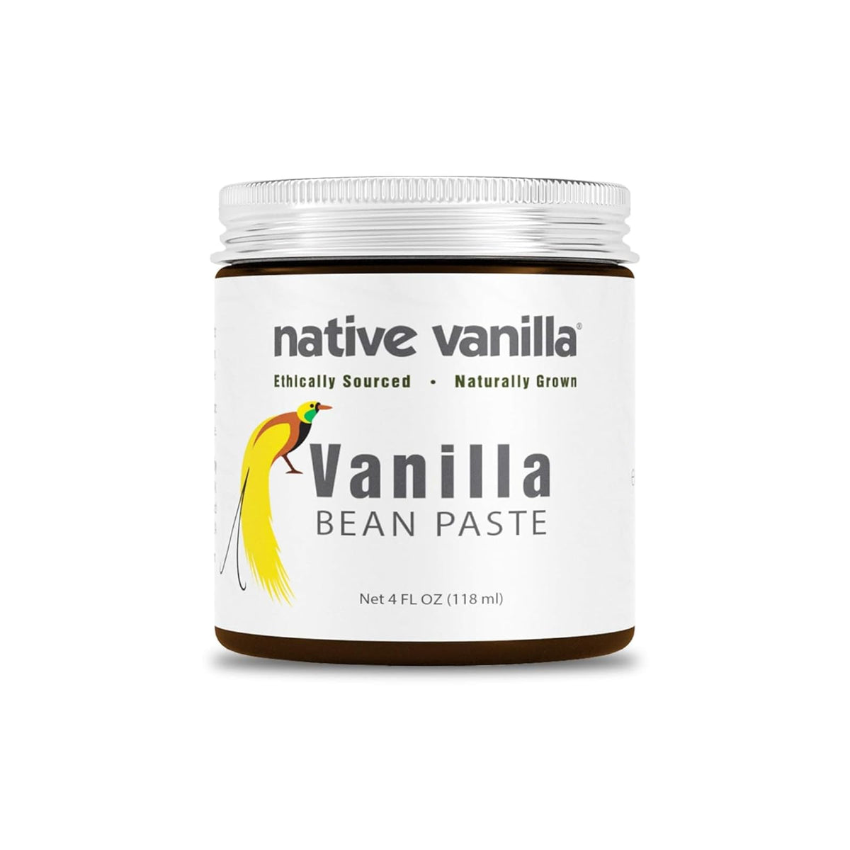 Native Vanilla Vanilla Bean Paste bottle for rich flavor in sauces and desserts.