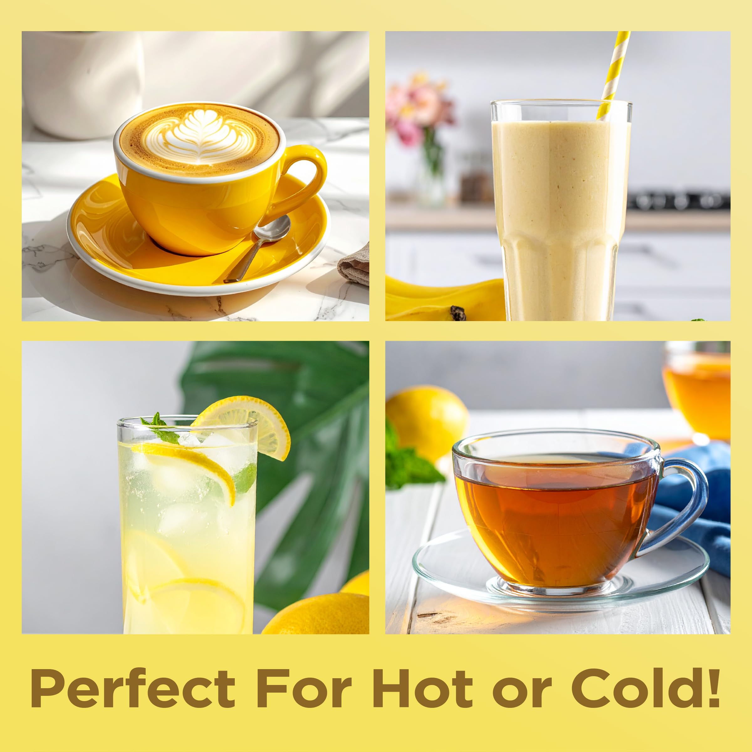 NatraTaste Gold packets enhance smoothies with sugar-like flavor.