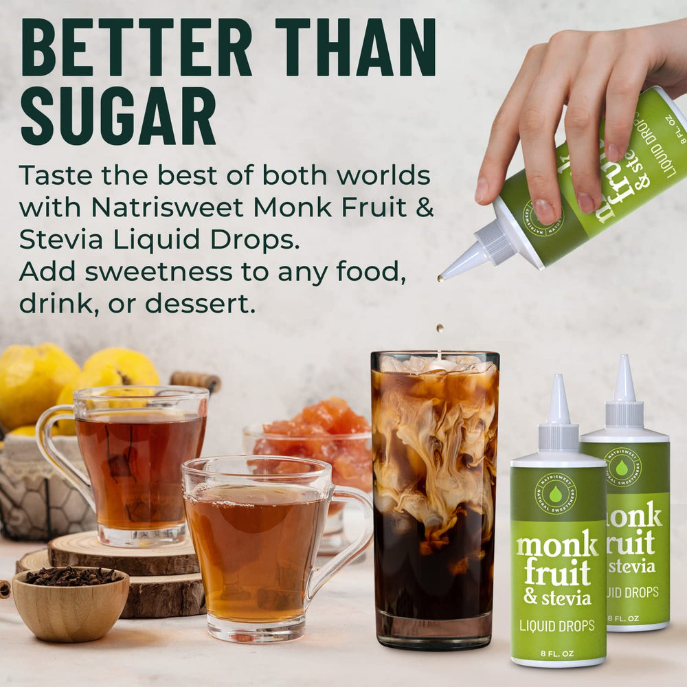 Bottle with bold label highlighting zero calories and zero carbs.