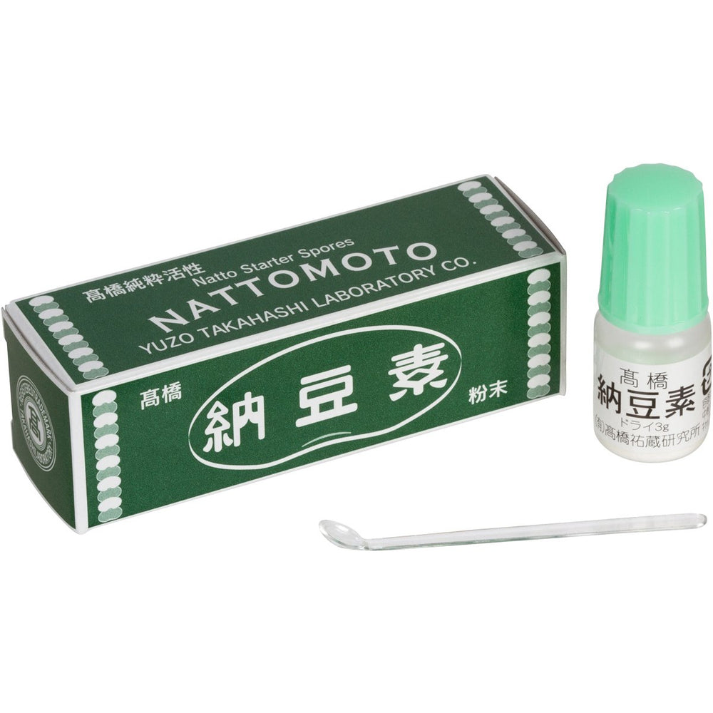 Nattomoto measuring spoon included for accurate dosing and consistent natto batches.