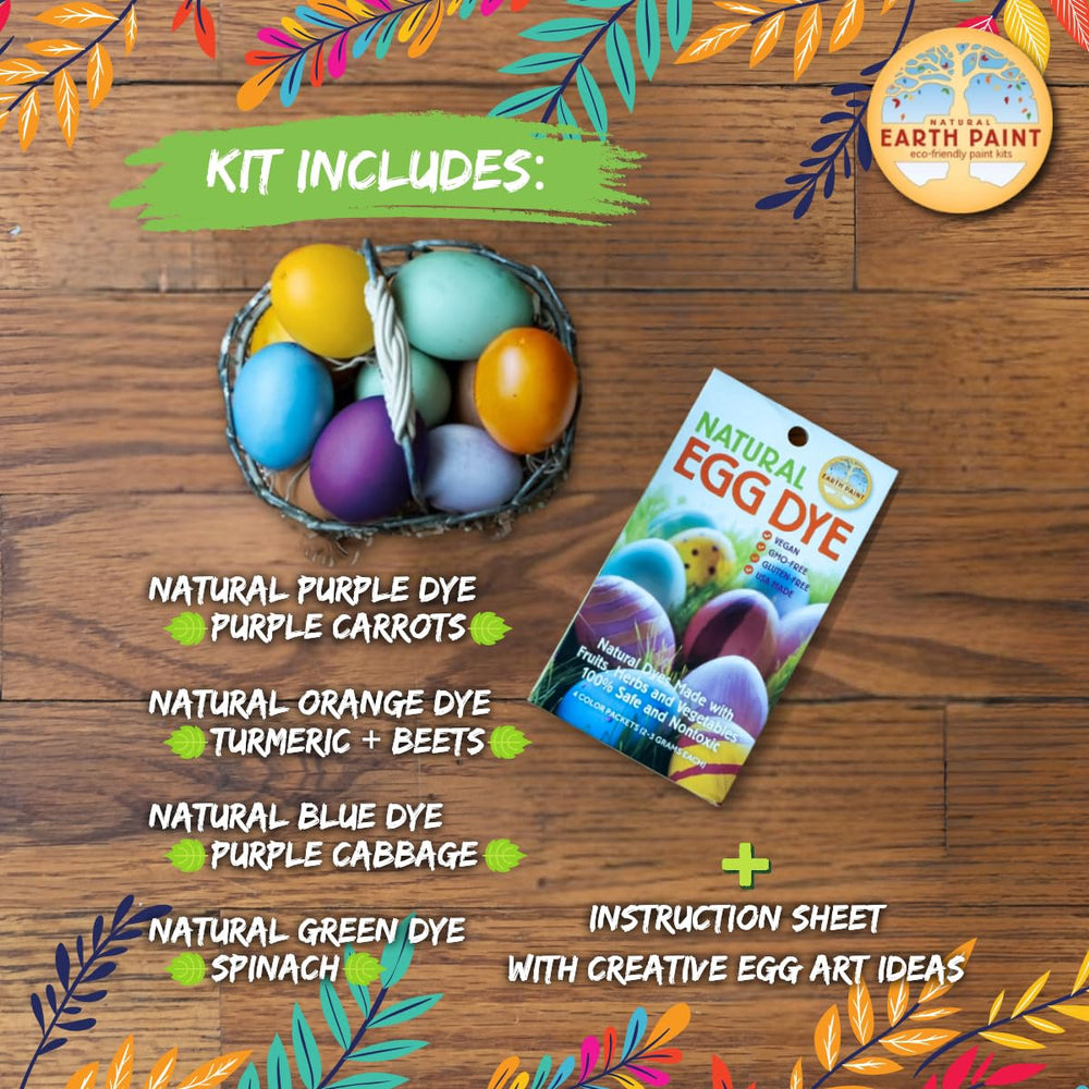 Natural Earth Paint turmeric dye for sunny yellow eggs