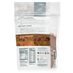 Natural Force whey chocolate nutrition panel listing 20g protein per serving