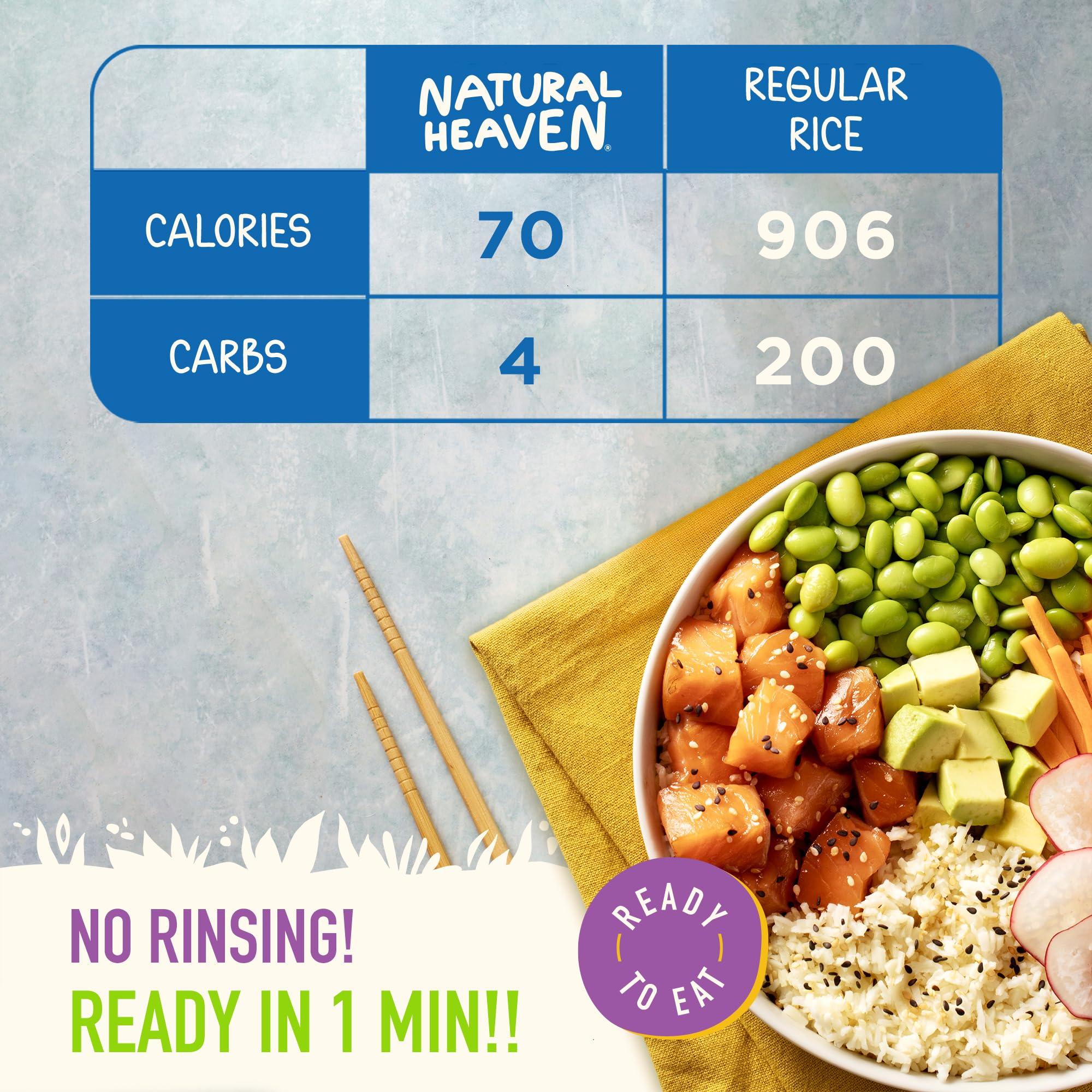 Natural Heaven vegan gluten-free rice signals versatile, plant-based meals