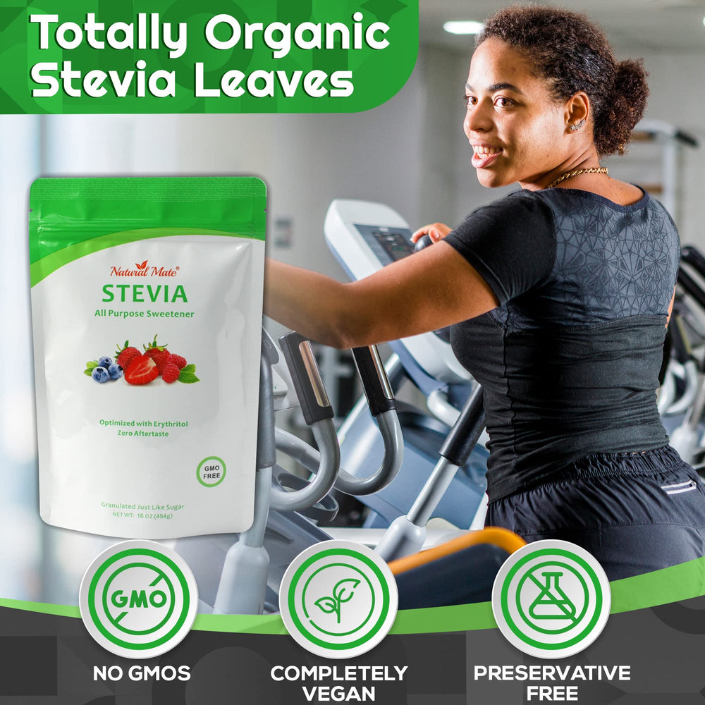 Natural Mate coffee cup shows keto-friendly sweetness in a beverage.