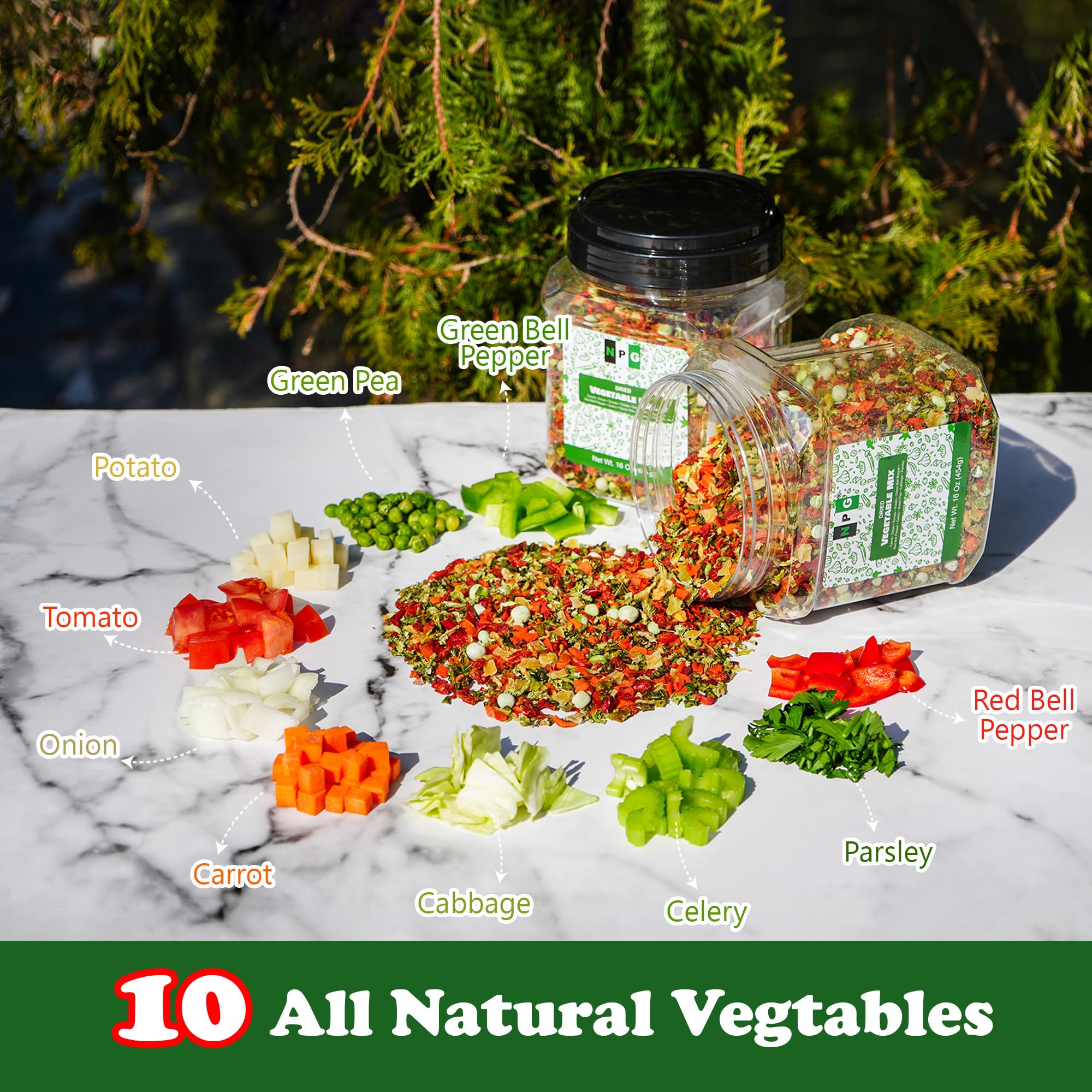 Natural Plus Green onions in the blend boost aroma and depth in everyday meals
