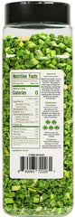 Natural Plus Green NPG chives close-up green flakes highlight crisp texture