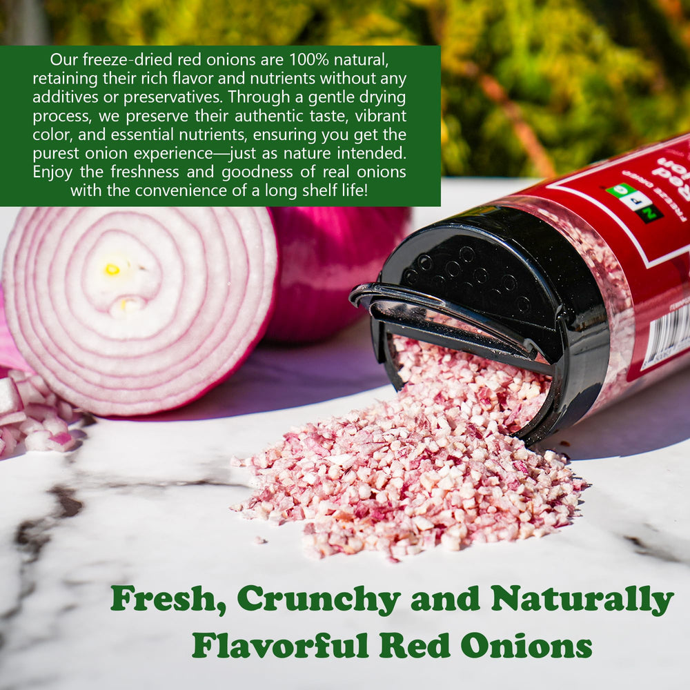 Natural Plus Green NPG freeze-dried onion ingredient list is clean and simple for versatile cooking.