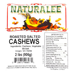 Naturalee cashews close-up showing crisp texture and roasted aroma.