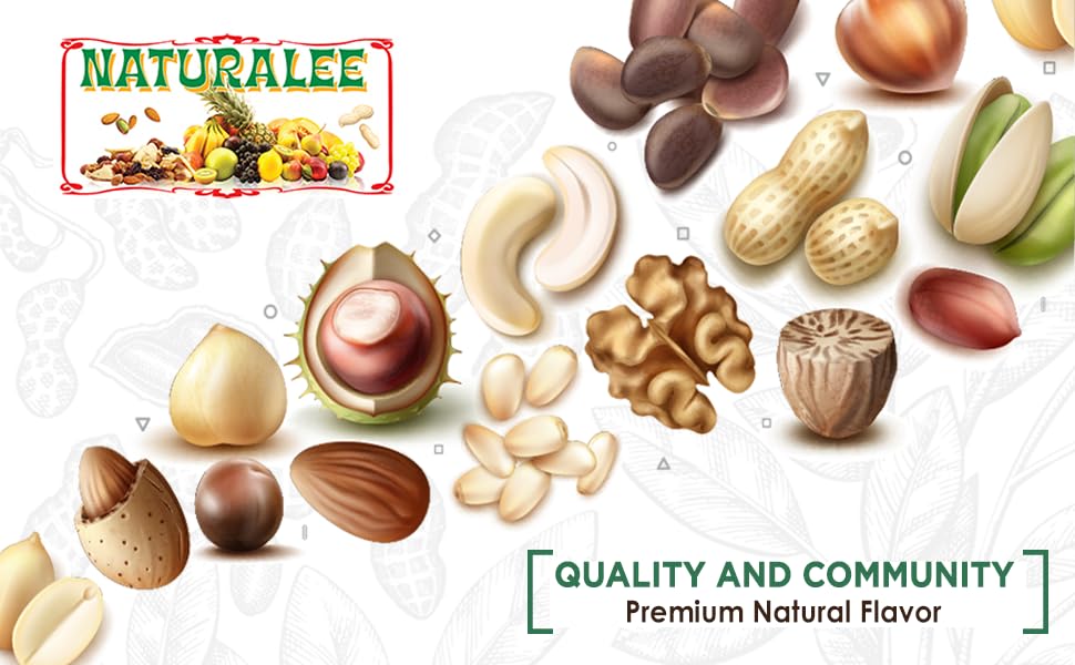 Naturalee raw peanuts - perfect for roasting at home and adding to dishes.