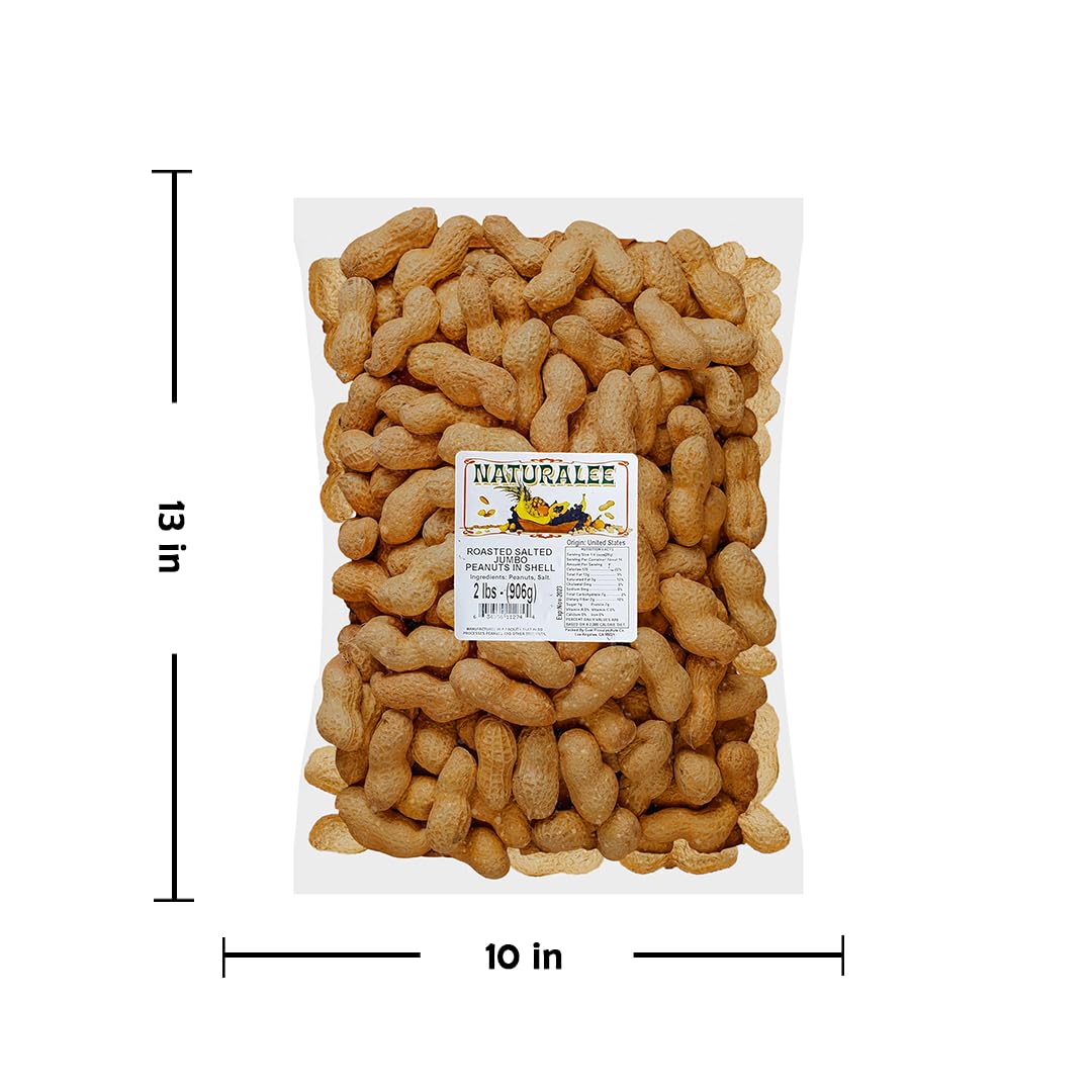 Naturalee peanuts in shell, roasted and salted, bowl-serve for shared snacking