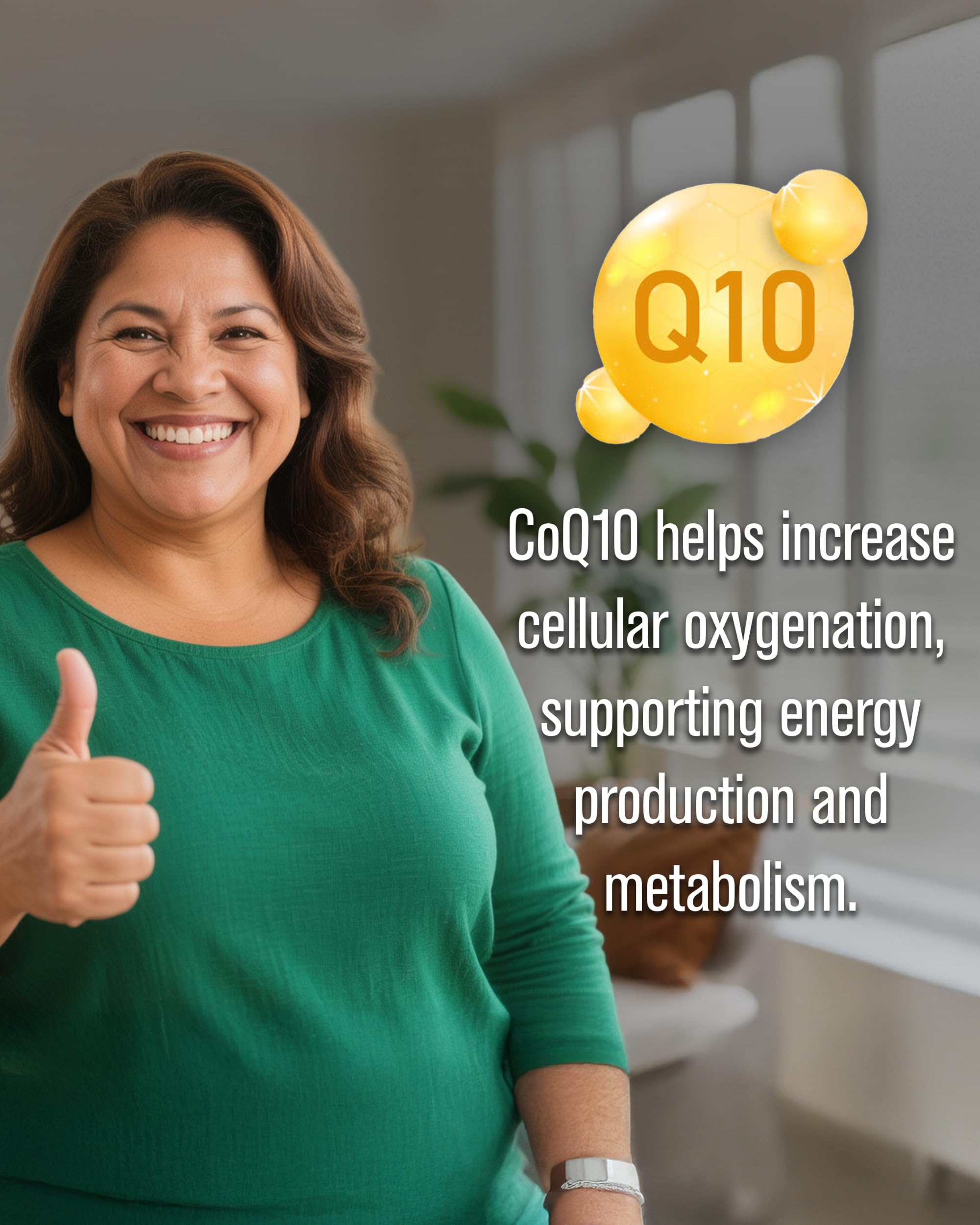 NaturalSlim CoQ10 label emphasizes immune system and energy benefits.