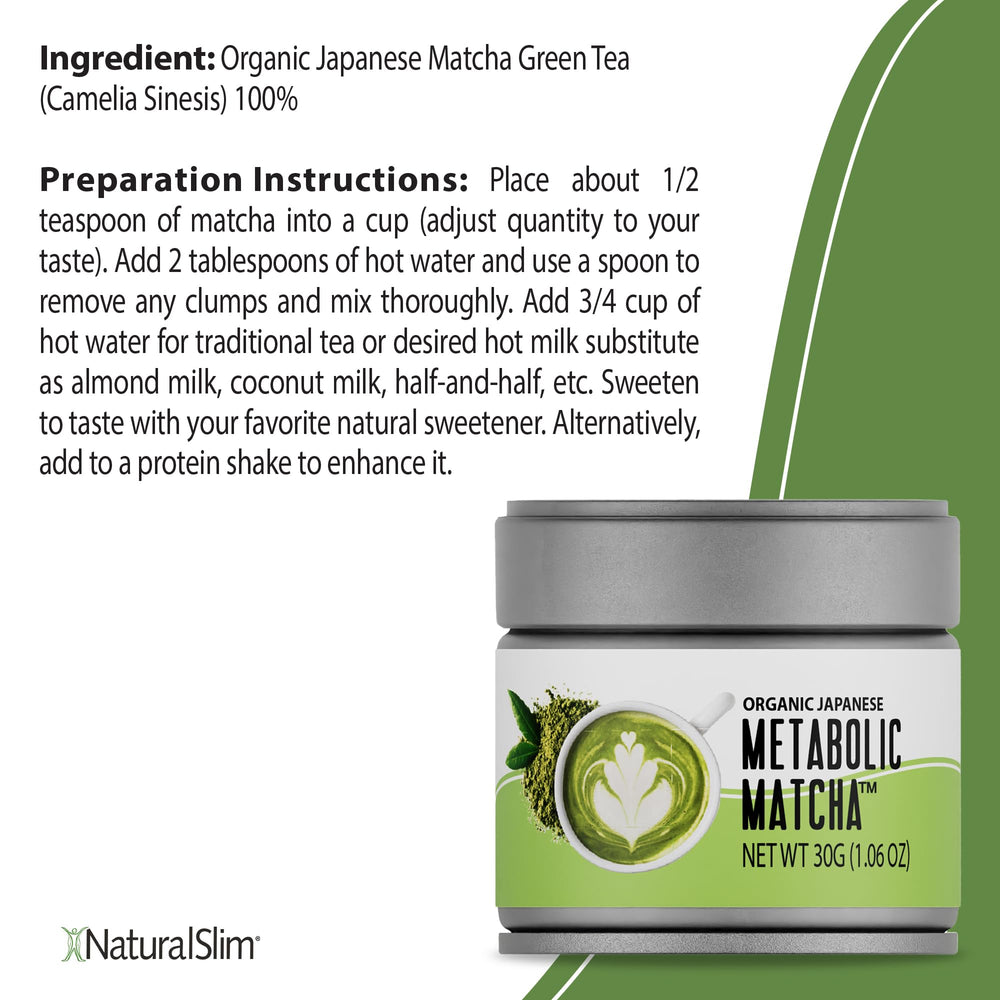 NaturalSlim Japanese Matcha powder closeup highlighting smooth texture