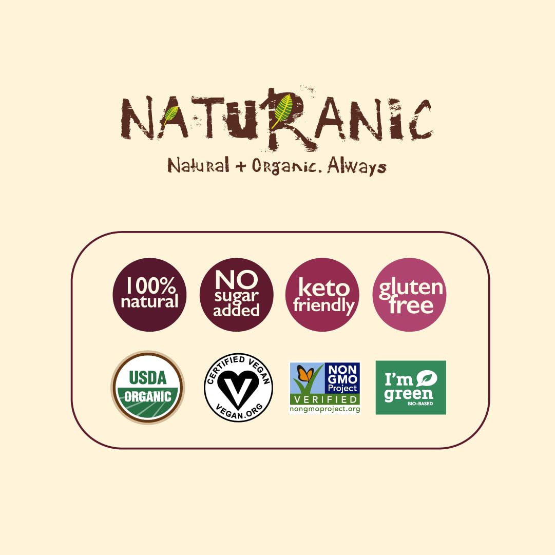 Naturanic Brazilian dark chocolate covered nuts gluten-free vegan label, ideal for dietary needs.