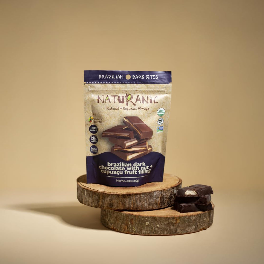 Naturanic cupuacu flavor and Brazilian cocoa in every bite.