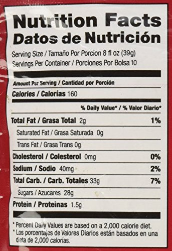 Natura's horchata powder close-up highlighting texture and aroma.