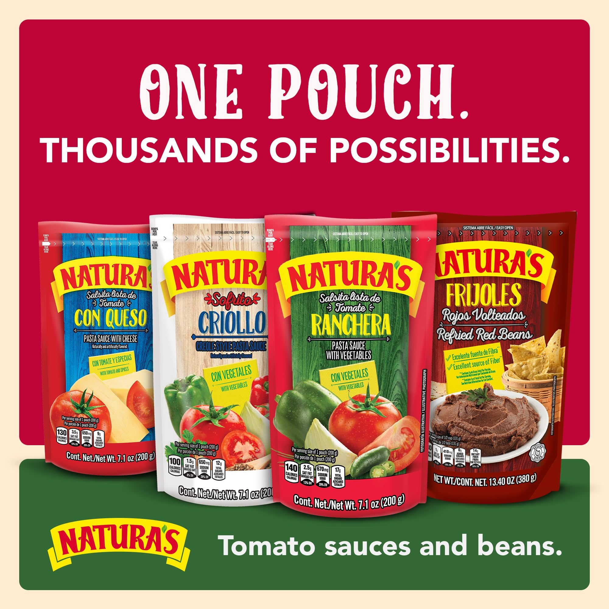 Natura's Refried Red Beans labeled gluten-free and vegan friendly.