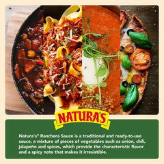 Natura's Salsa Ranchera ready-to-use pouch in kitchen