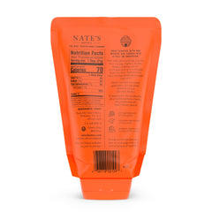 Nature Nate's honey squeeze pouch demonstrates effortless, mess-free dispensing.