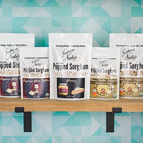 No hulls Nature Nate’s Popped Sorghum, smoother bite and easy digestion