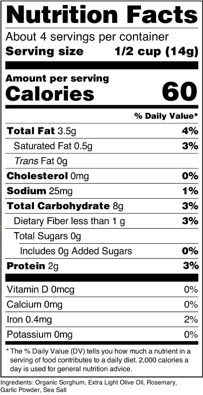 Nature Nate’s Popped Sorghum Variety Pack offers multiple flavors
