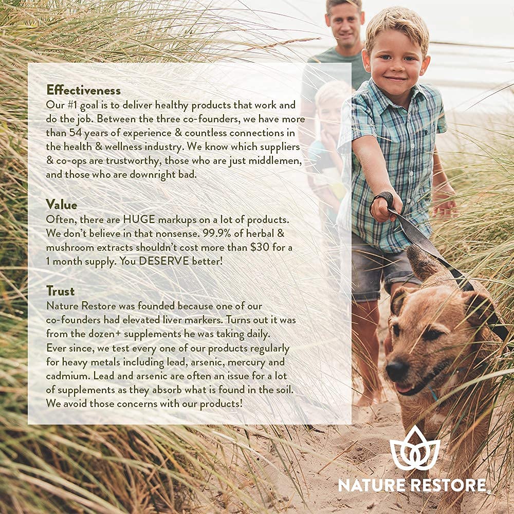 Nature Restore Orange County small business label communicates local support.