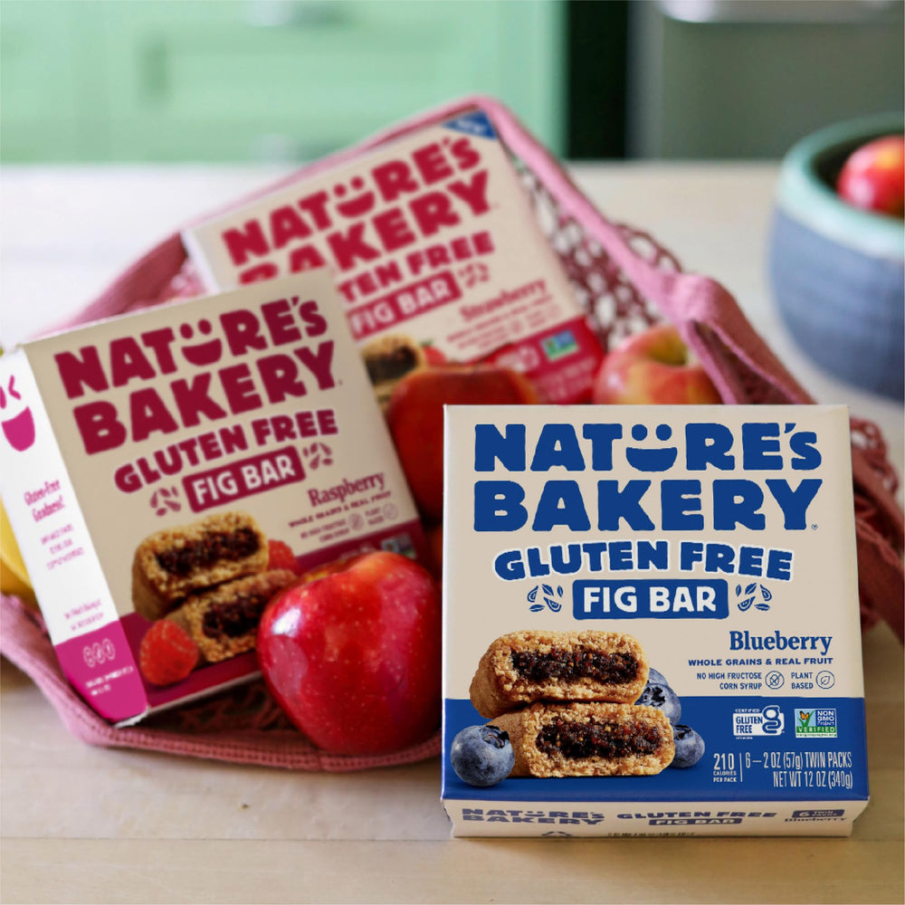 Kids lunchbox with Nature's Bakery blueberry fig bars