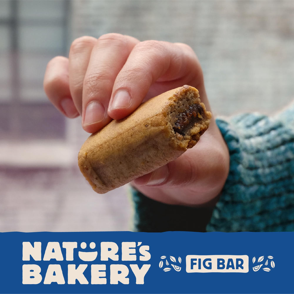 Resealable Nature's Bakery blueberry fig bars pack keeps flavor fresh