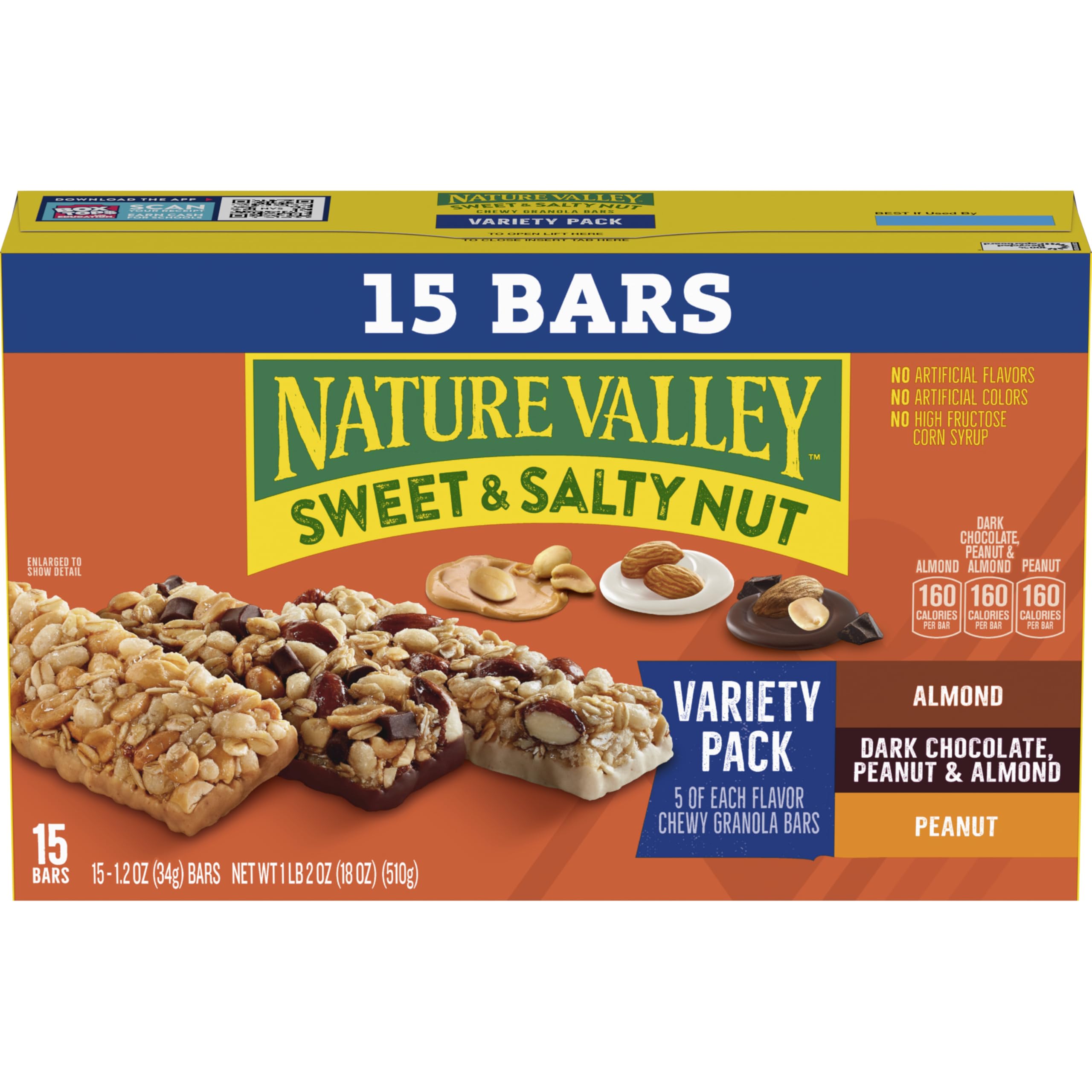 Almond bar close-up, chewy texture, great for lunchboxes