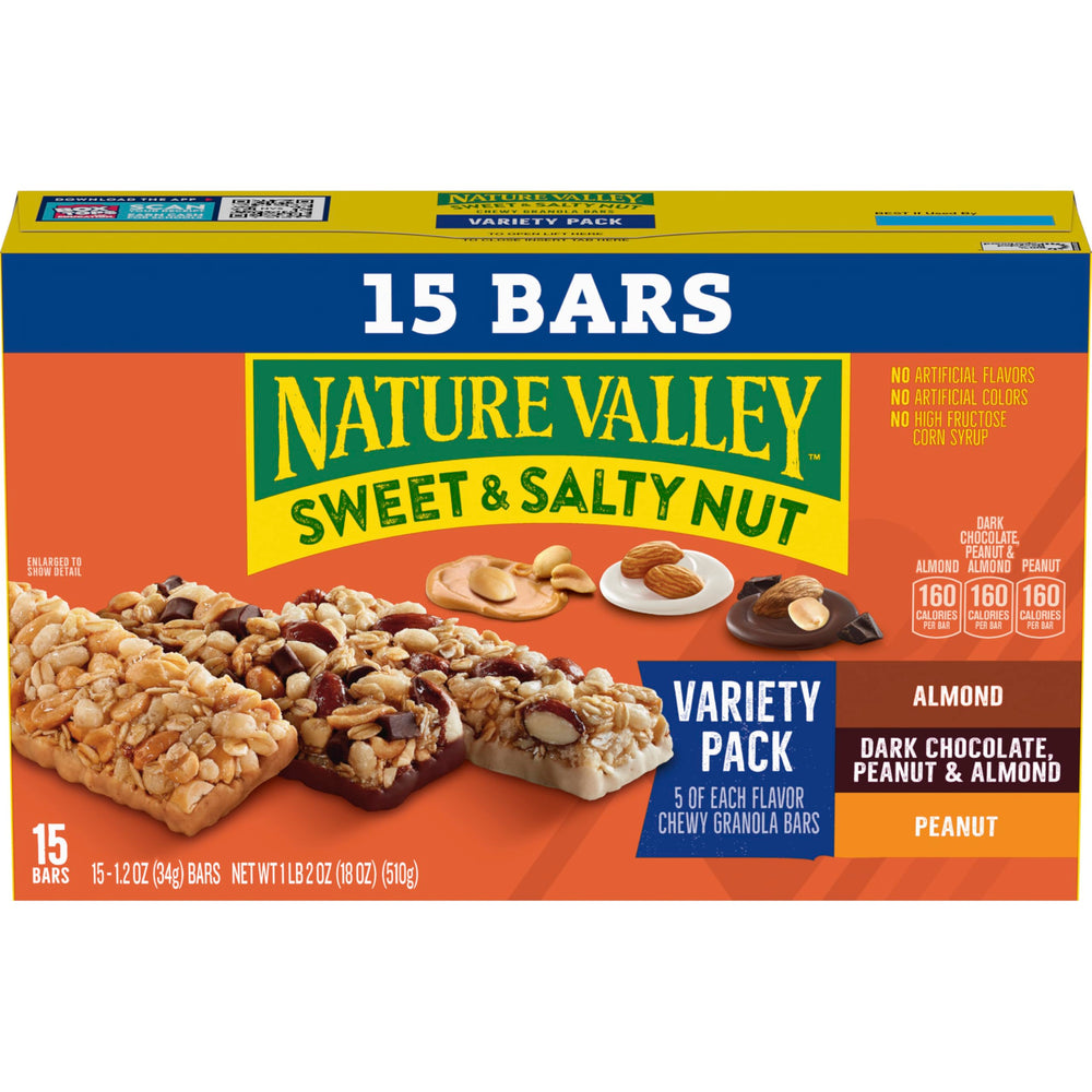 Almond bar close-up, chewy texture, great for lunchboxes