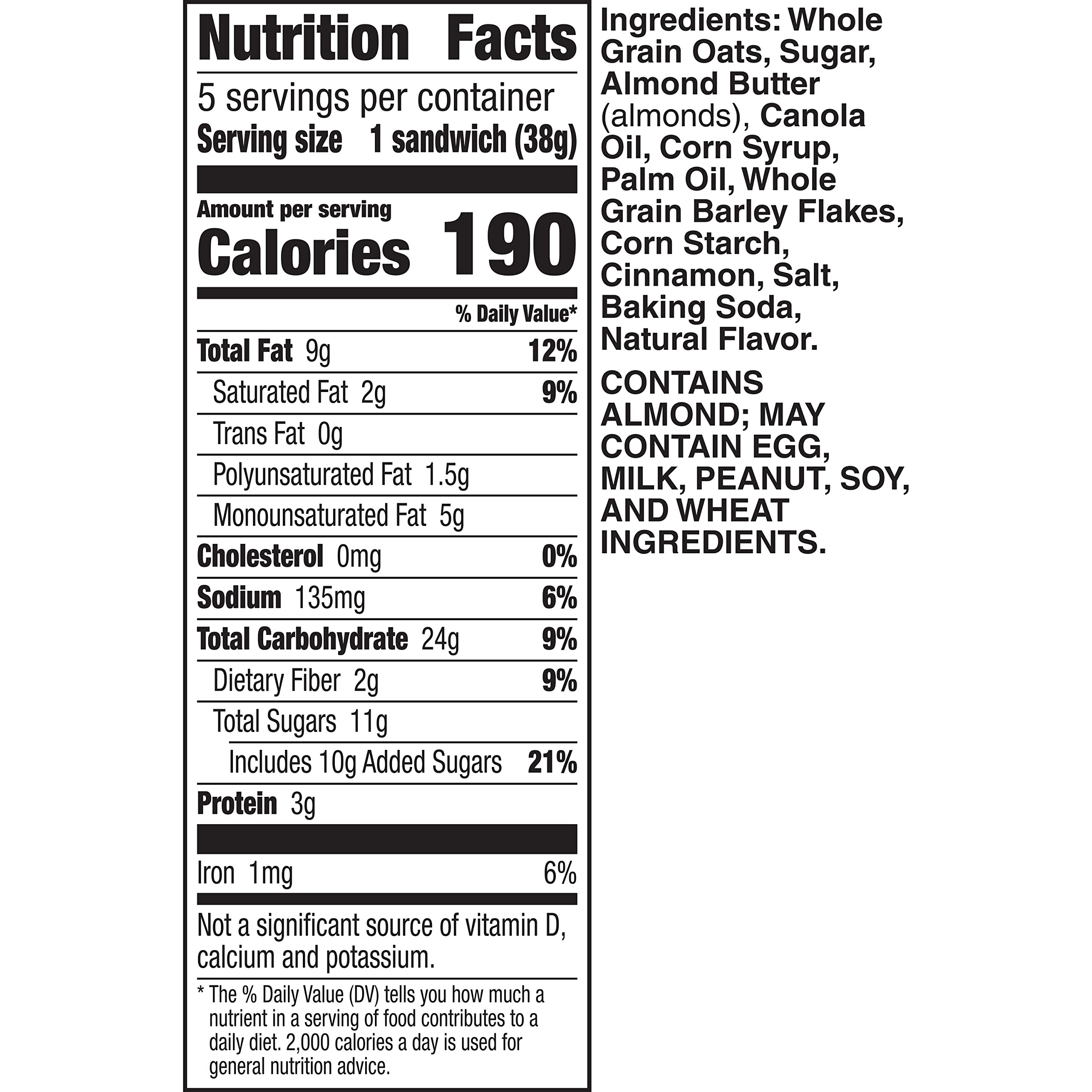 Wholesome oats and almond butter close-up showing Nature Valley ingredients.