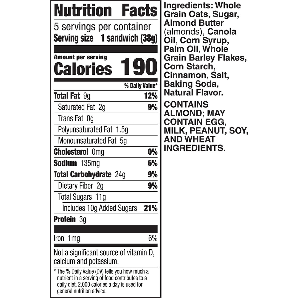 Wholesome oats and almond butter close-up showing Nature Valley ingredients.