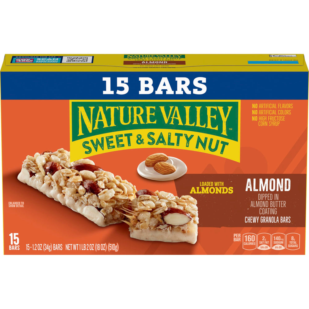 Single bar in palm highlights portable snack for on-the-go days.