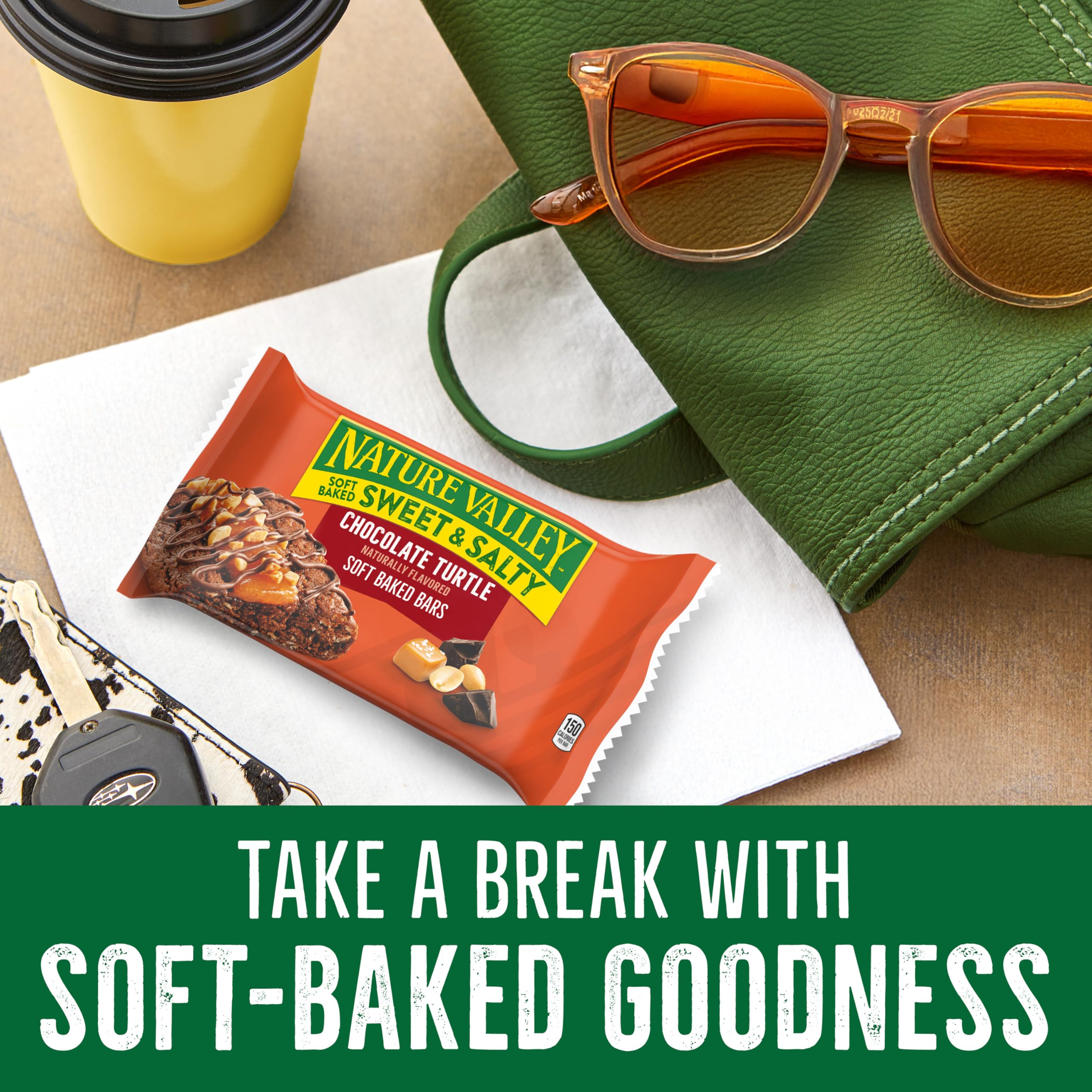 Nature Valley bars lunchbox snack scene for kids and adults