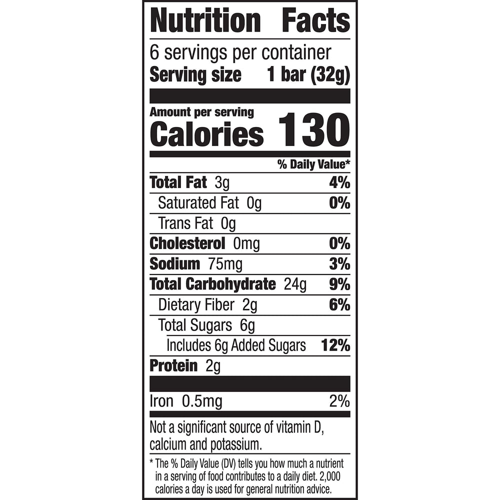 Nature Valley cranberry-pomegranate-bar close-up highlighting almonds and oats for a satisfying snack.