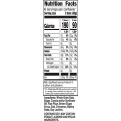 Nature Valley Cinnamon Crunchy Granola Bars individual wrapper, ideal breakfast or lunchbox snack
