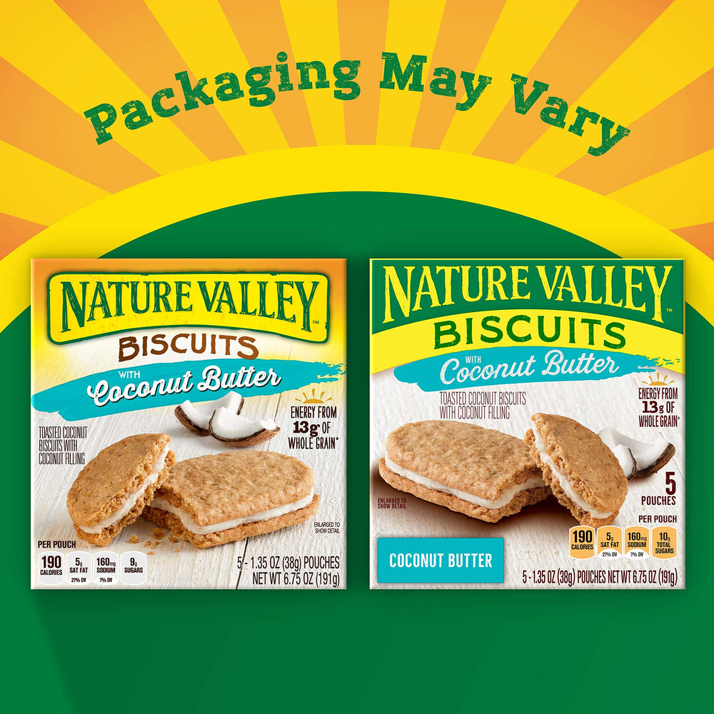 Nature Valley crispy oats texture captured mid-bite.