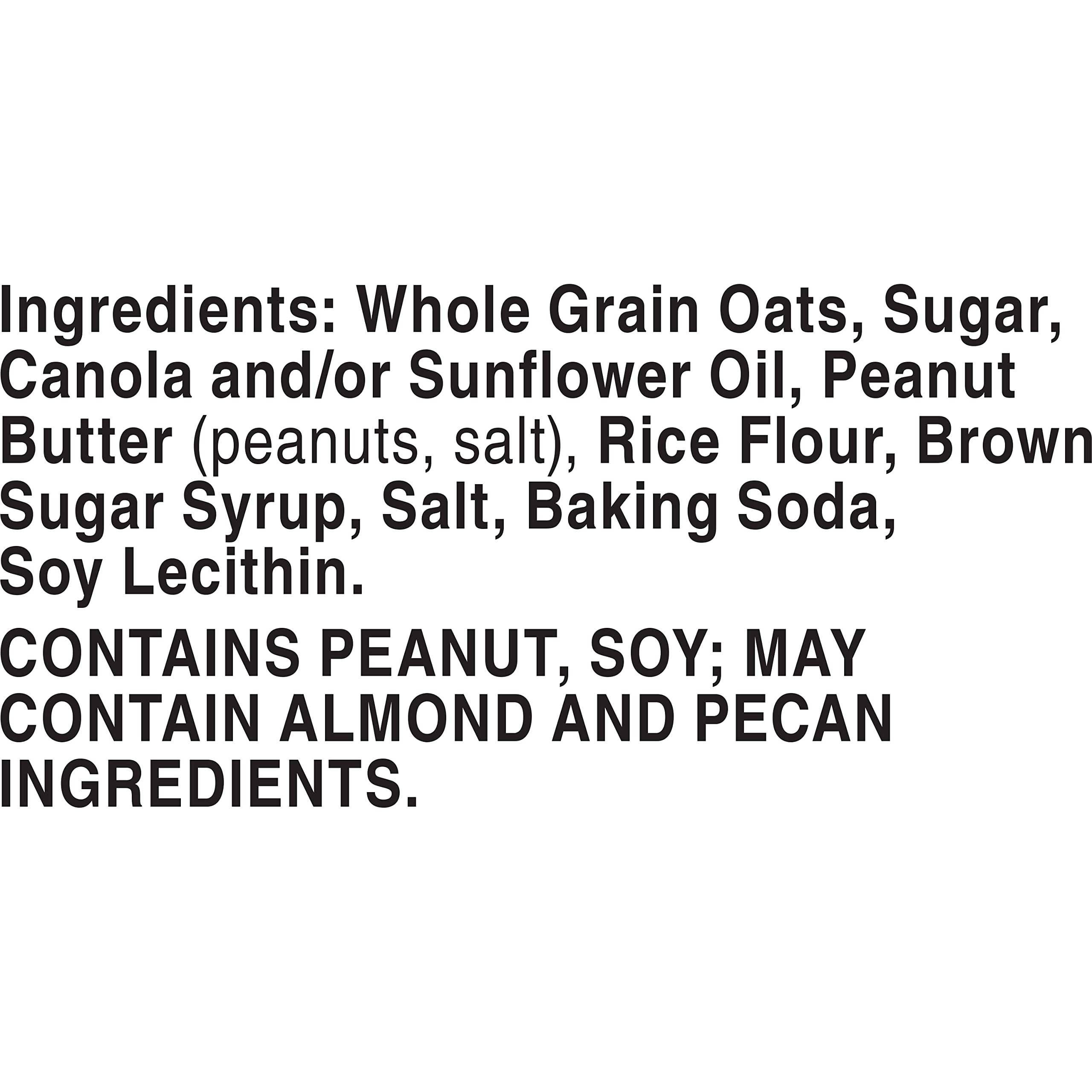Nature Valley Crunchy Granola Bars Peanut Butter close-up with crunchy oats and peanut butter