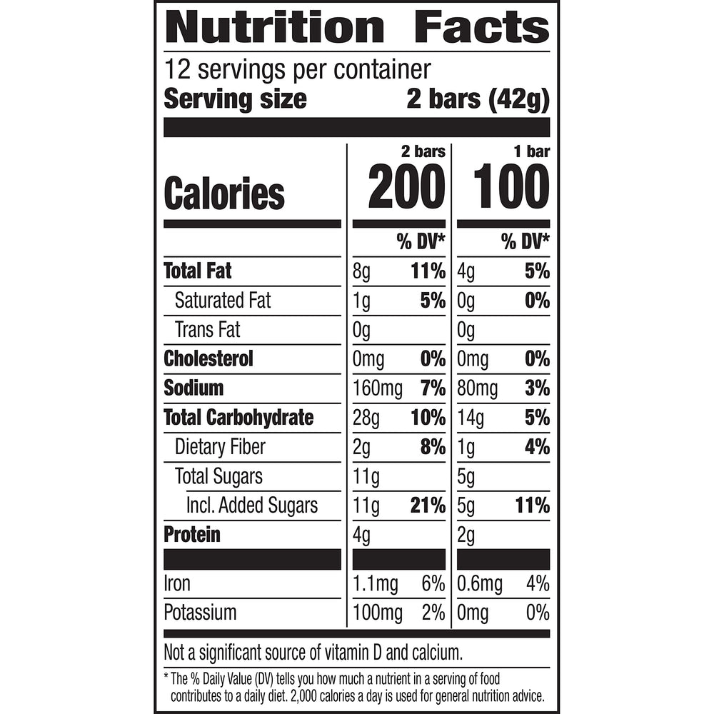 Nature Valley Crunchy Granola Bars Peanut Butter pouch, great for on-the-go energy