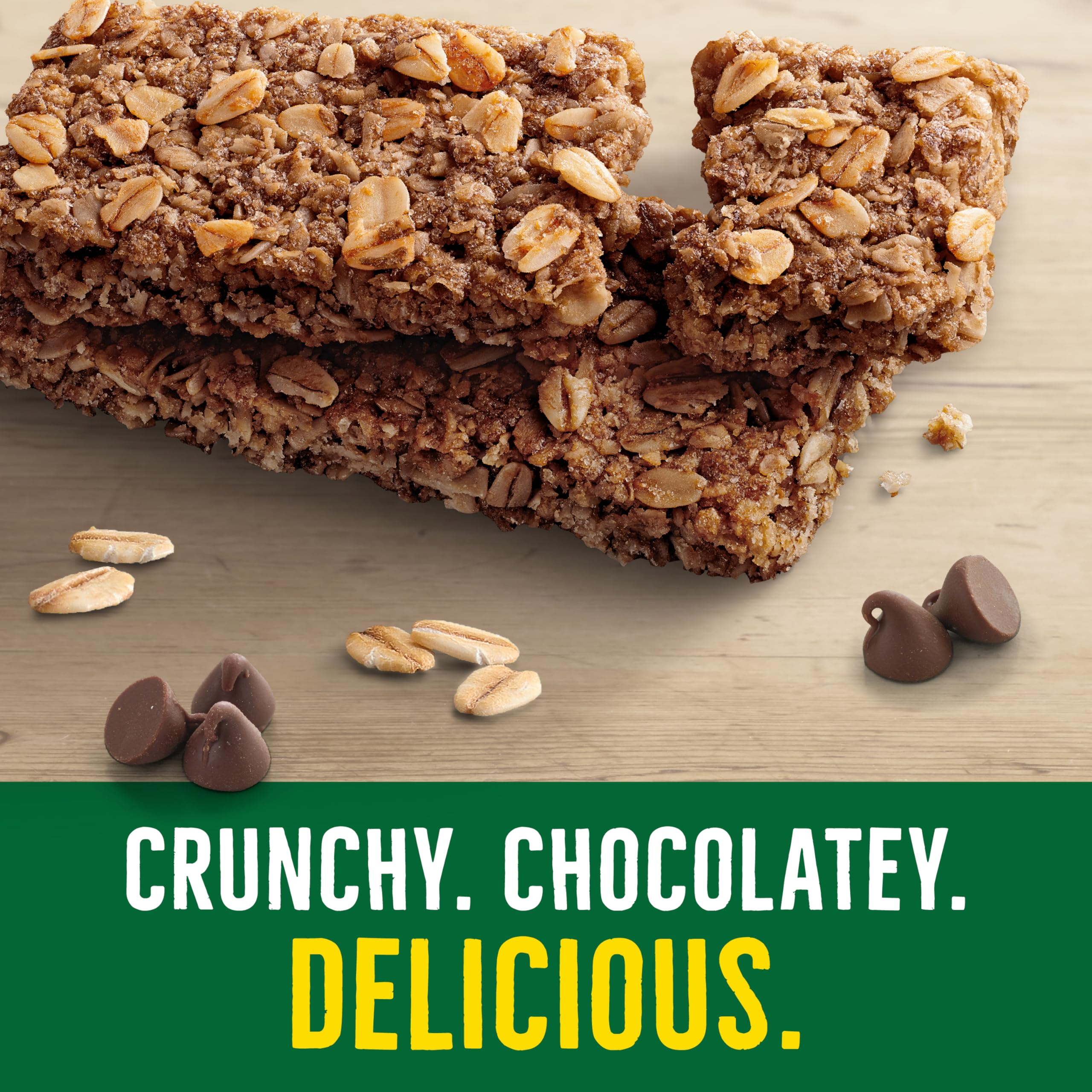 Two-bar Nature Valley Oats n Dark Chocolate pack ready for kids lunch or office snack