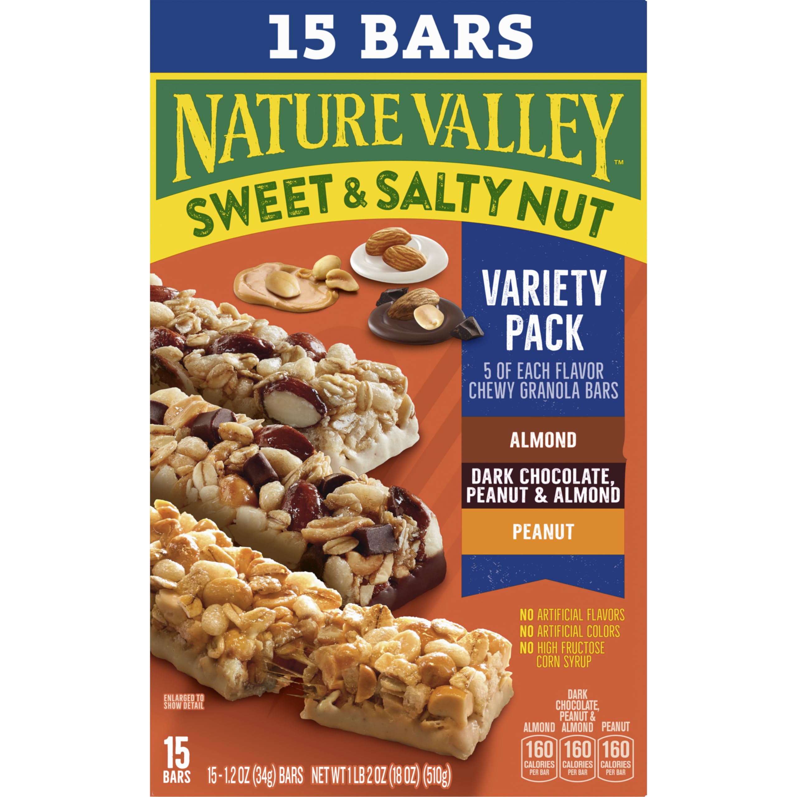 Dark chocolate peanut almond bar with glossy coating for a grab-and-go treat