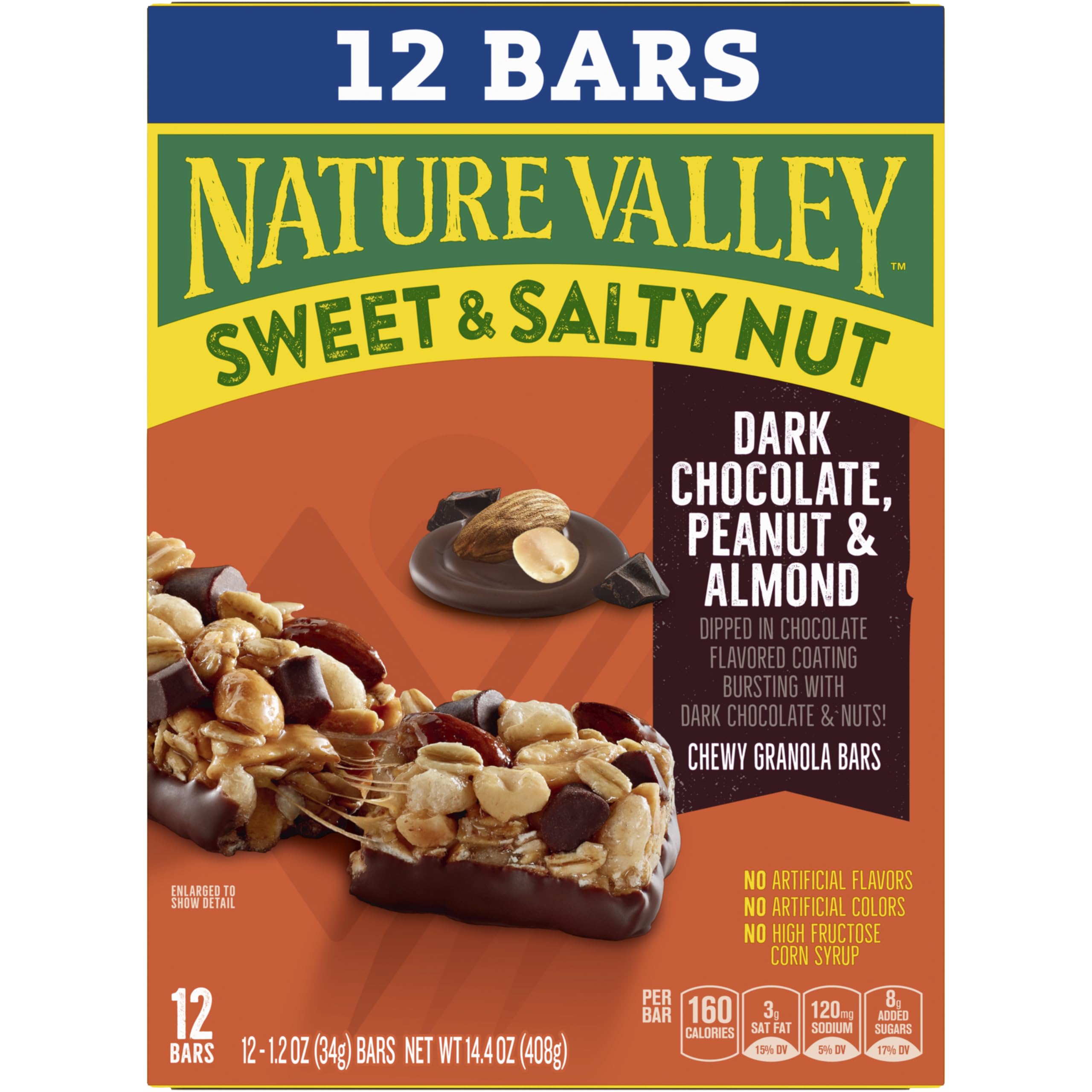 Nature Valley bars on a hiking trail offer a portable energy lift