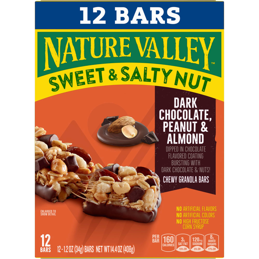 Nature Valley bars on a hiking trail offer a portable energy lift