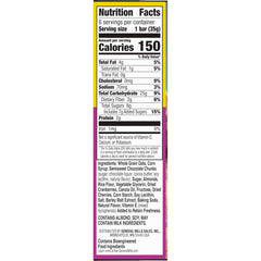 Nature Valley Dark Chocolate Cherry Granola Bars close-up highlights chewy fruit and nut texture.