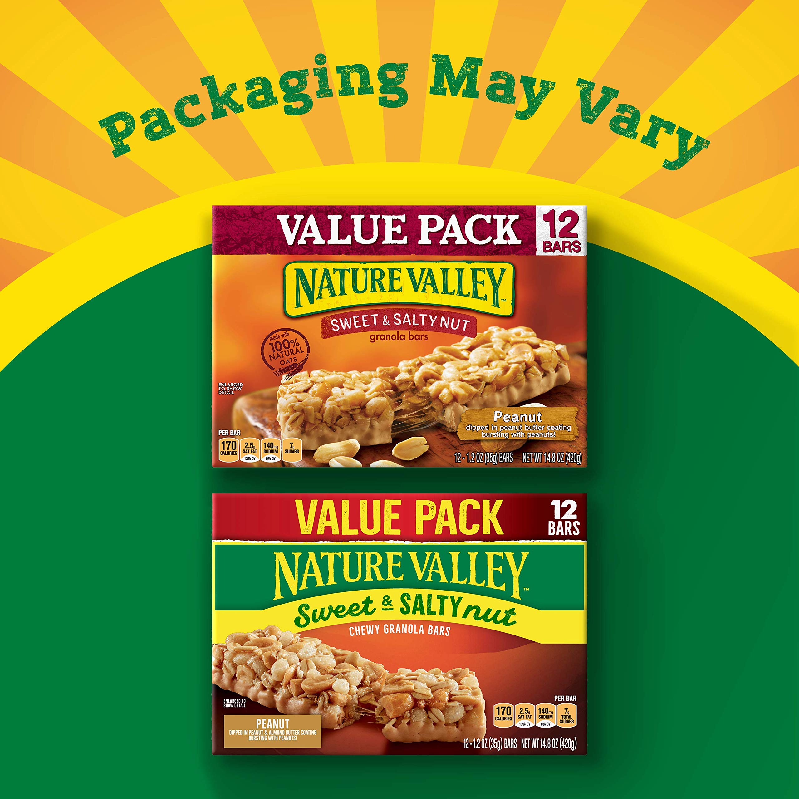 Nature Valley granola bars ready for on-the-go snacking during daily routines.