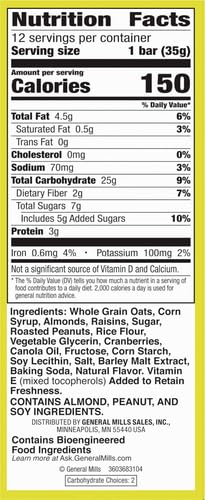 Nature Valley hiking snack bar ready for trail use and outdoor sustenance.