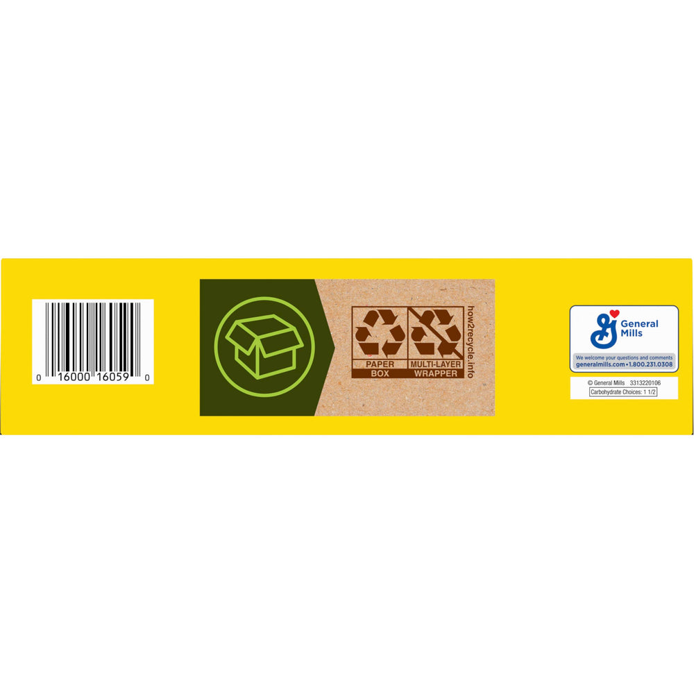Close look at cashews and nut butter ingredients in Nature Valley bar