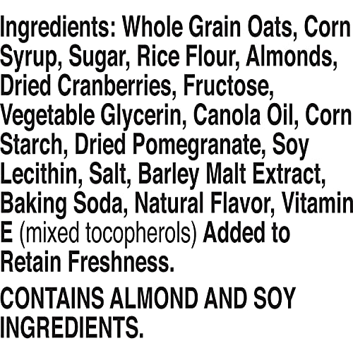 Nature Valley no-artificial-flavors label emphasizes clean ingredients.